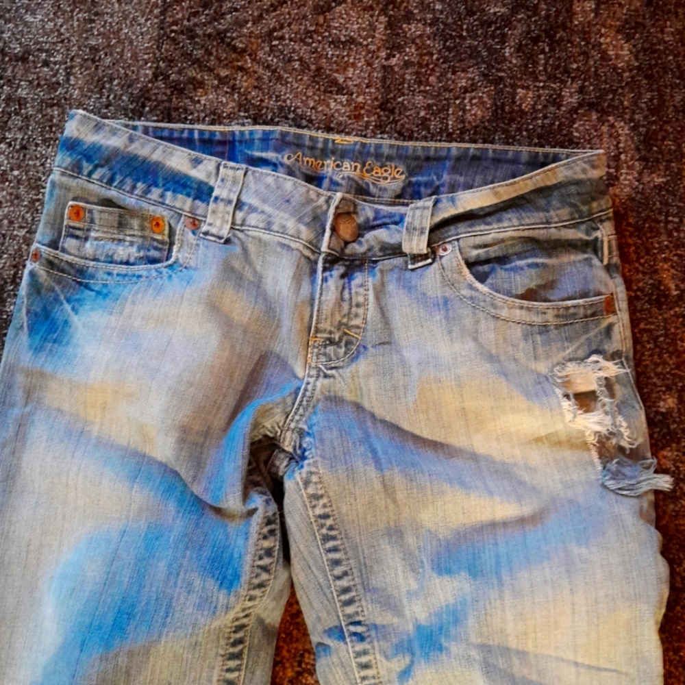 American Eagle vintage flap pocket size 8
